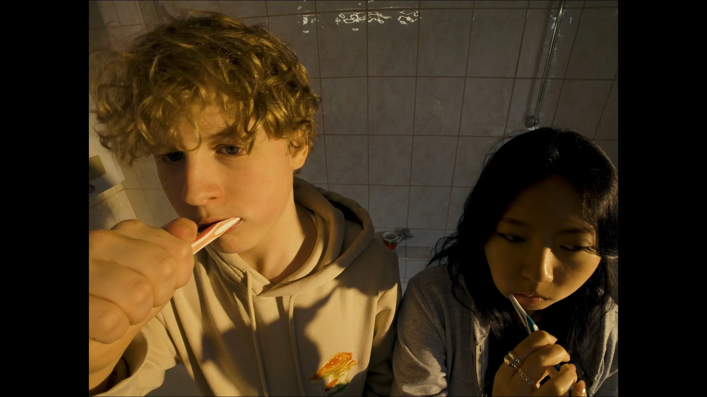 Screenshot des Films "Zähneputzen"